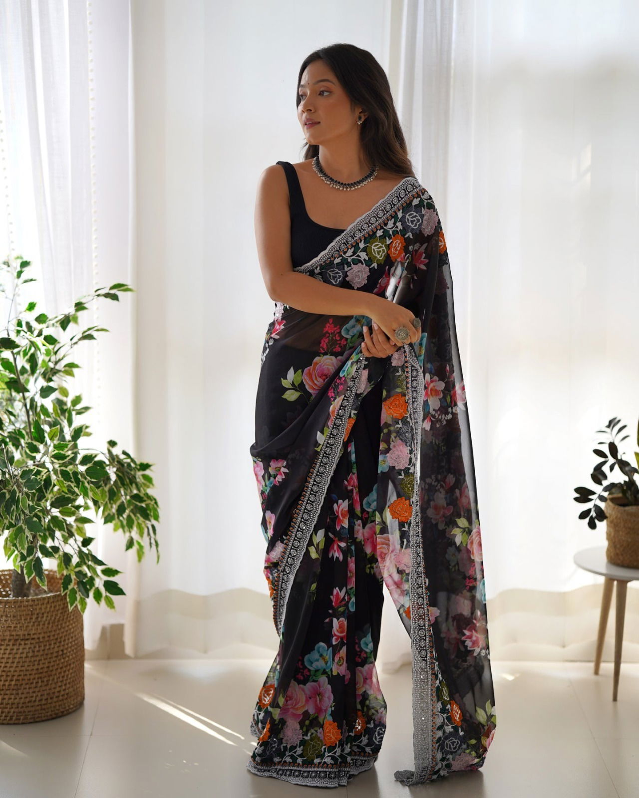 BT 3068 Georgette Party Wear Sarees Wholesale Clothing Suppliers In India